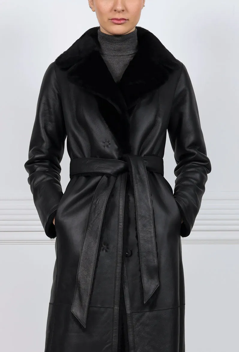 The Celine Shearling Trench Coat