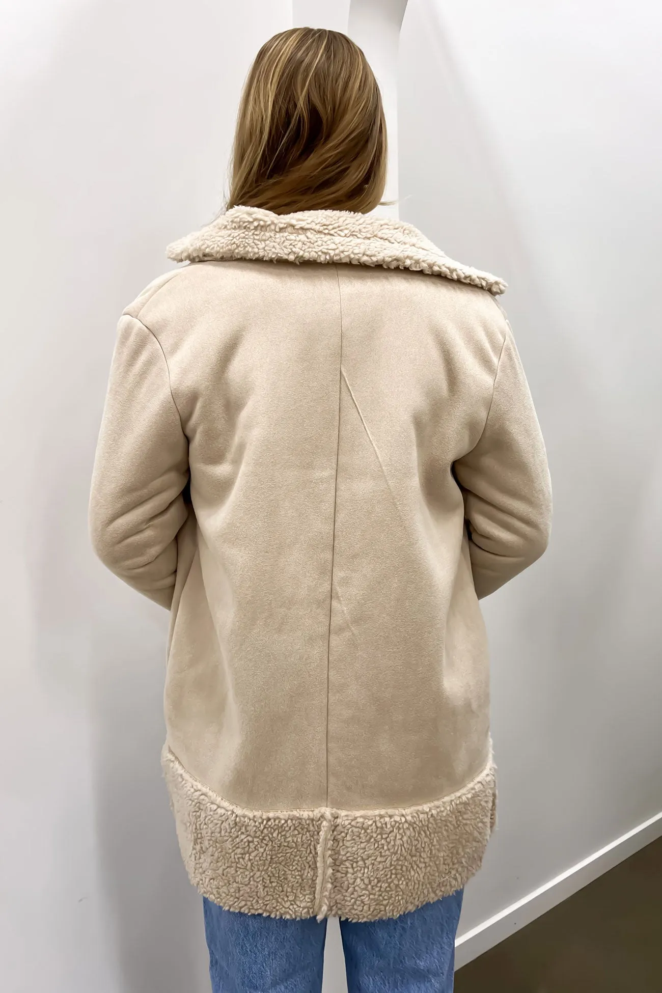 Timothy Sherpa Coat Cream