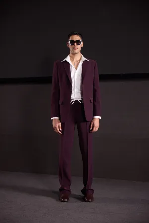 WINE REFINED RELAXED FIT SUIT