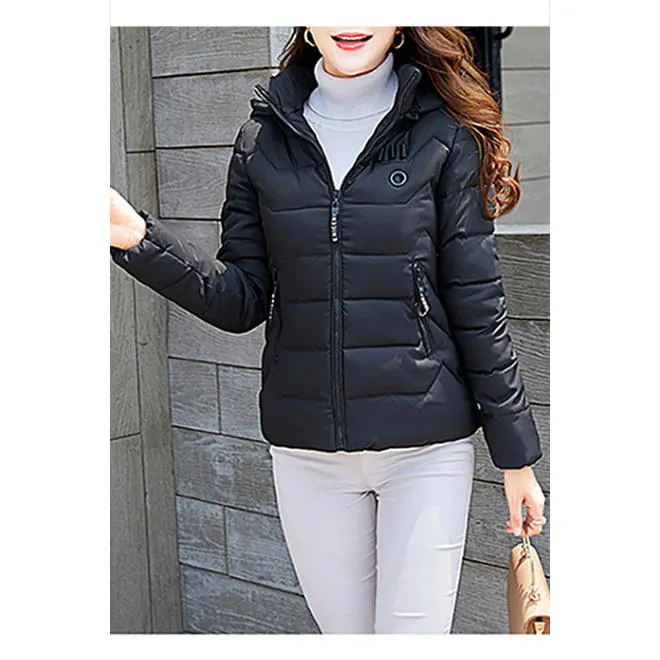 Women Slim & Stylish Cotton Padded Winter Jacket - WJC23612