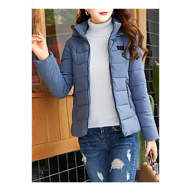 Women Slim & Stylish Cotton Padded Winter Jacket - WJC23612