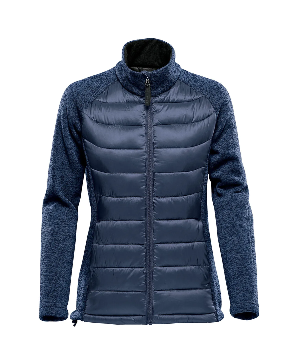 Womens Narvik hybrid jacket | Indigo/Indigo Heather