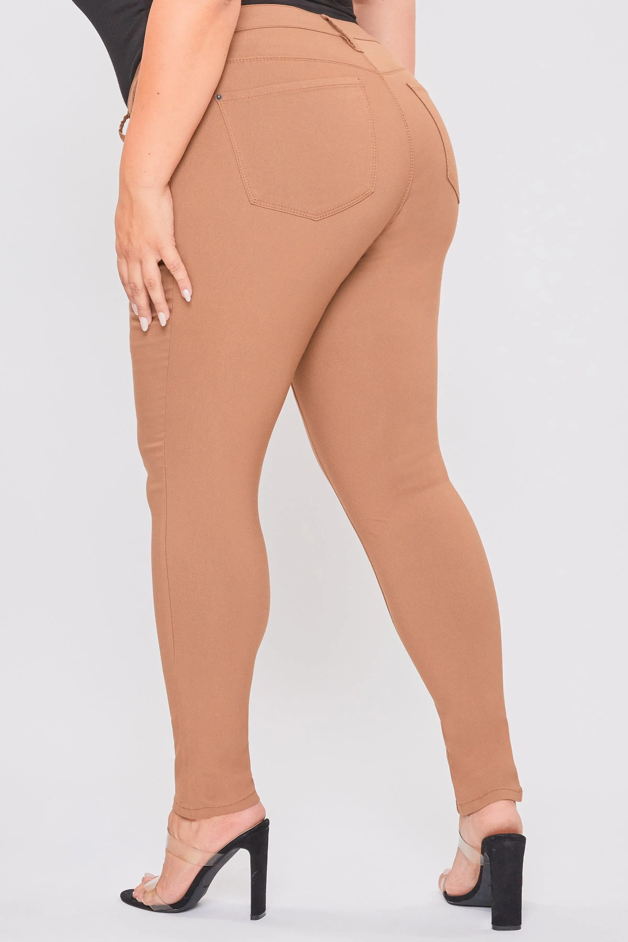 Women´s Plus Hyperstretch Skinny Pant, Almond