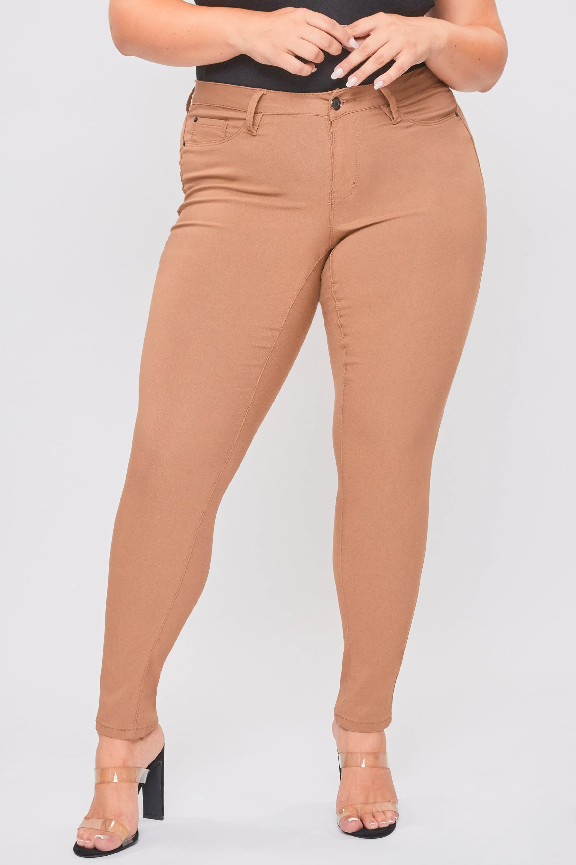 Women´s Plus Hyperstretch Skinny Pant, Almond