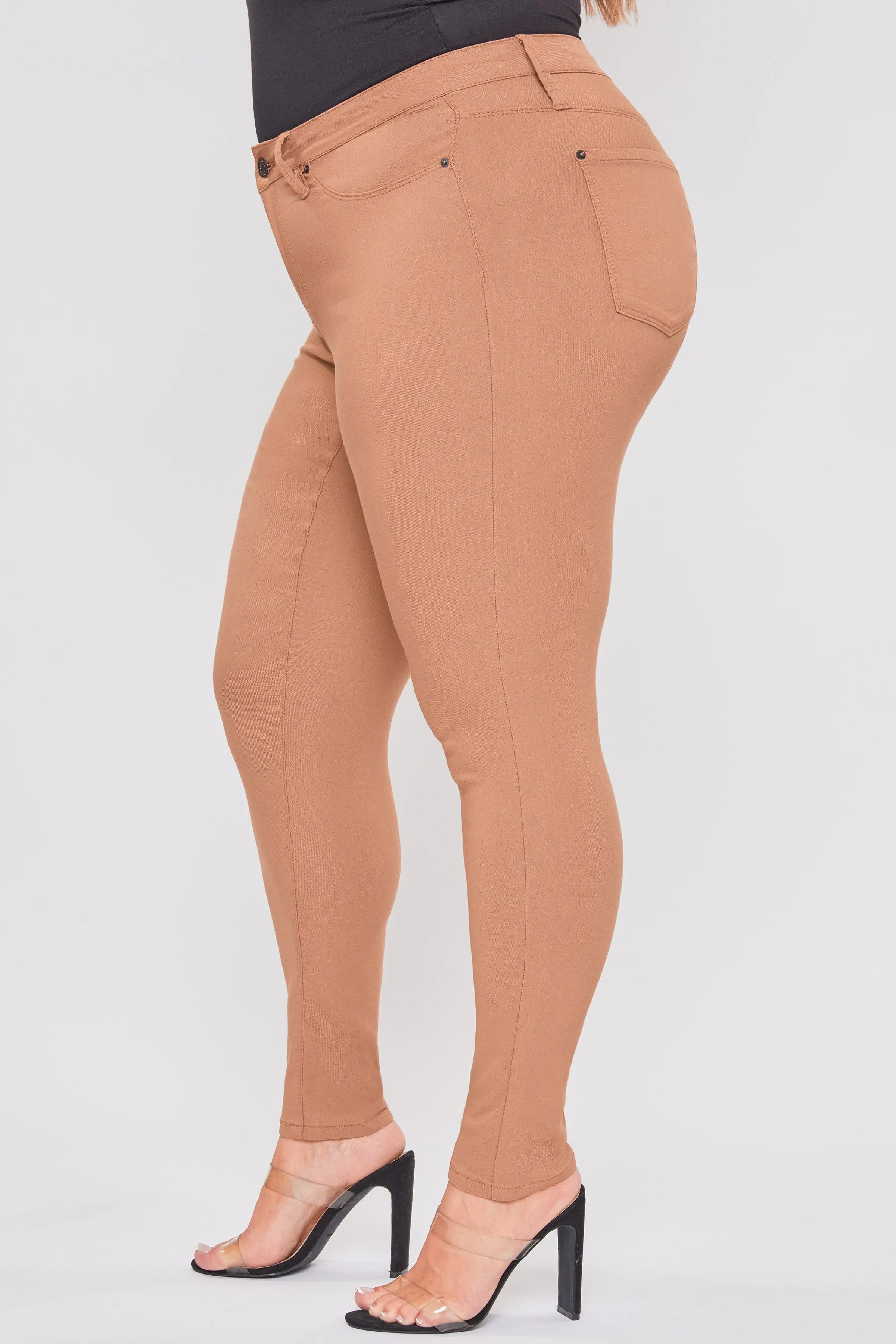 Women´s Plus Hyperstretch Skinny Pant, Almond