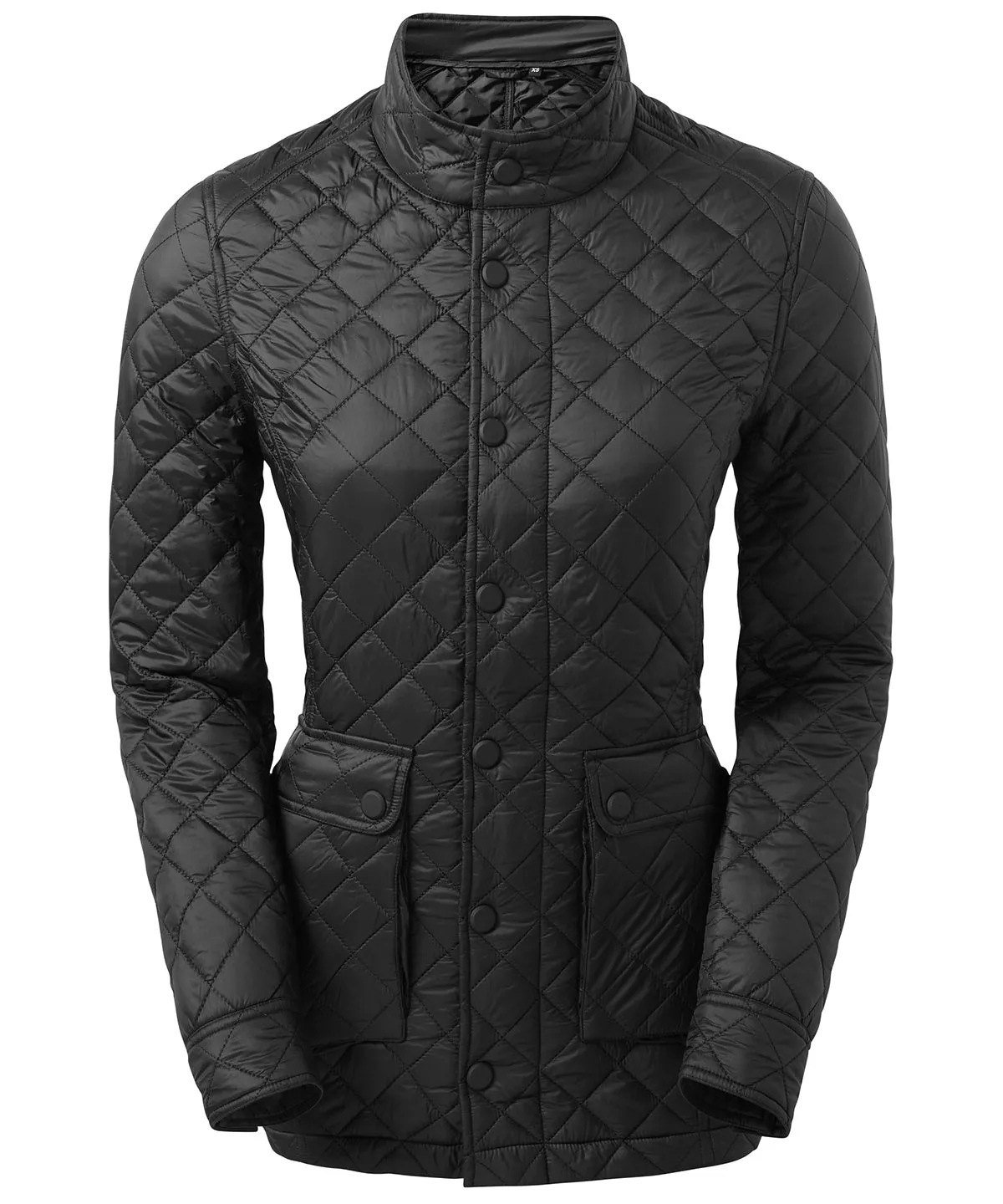 Womens Quartic quilt jacket | Black