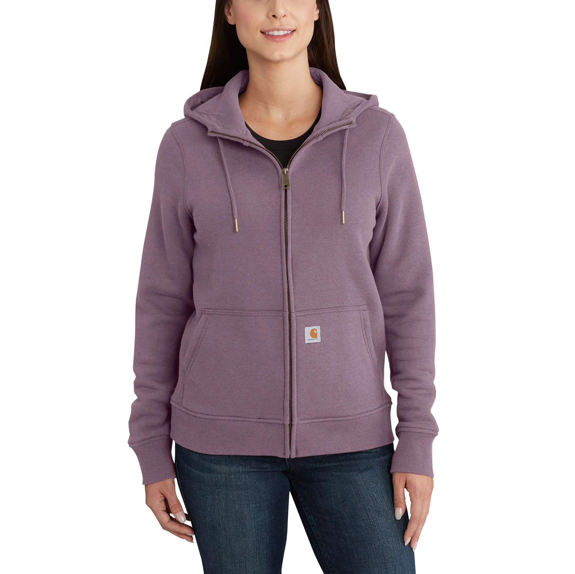 Women's Relaxed Fit Midweight Full-Zip Sweatshirt