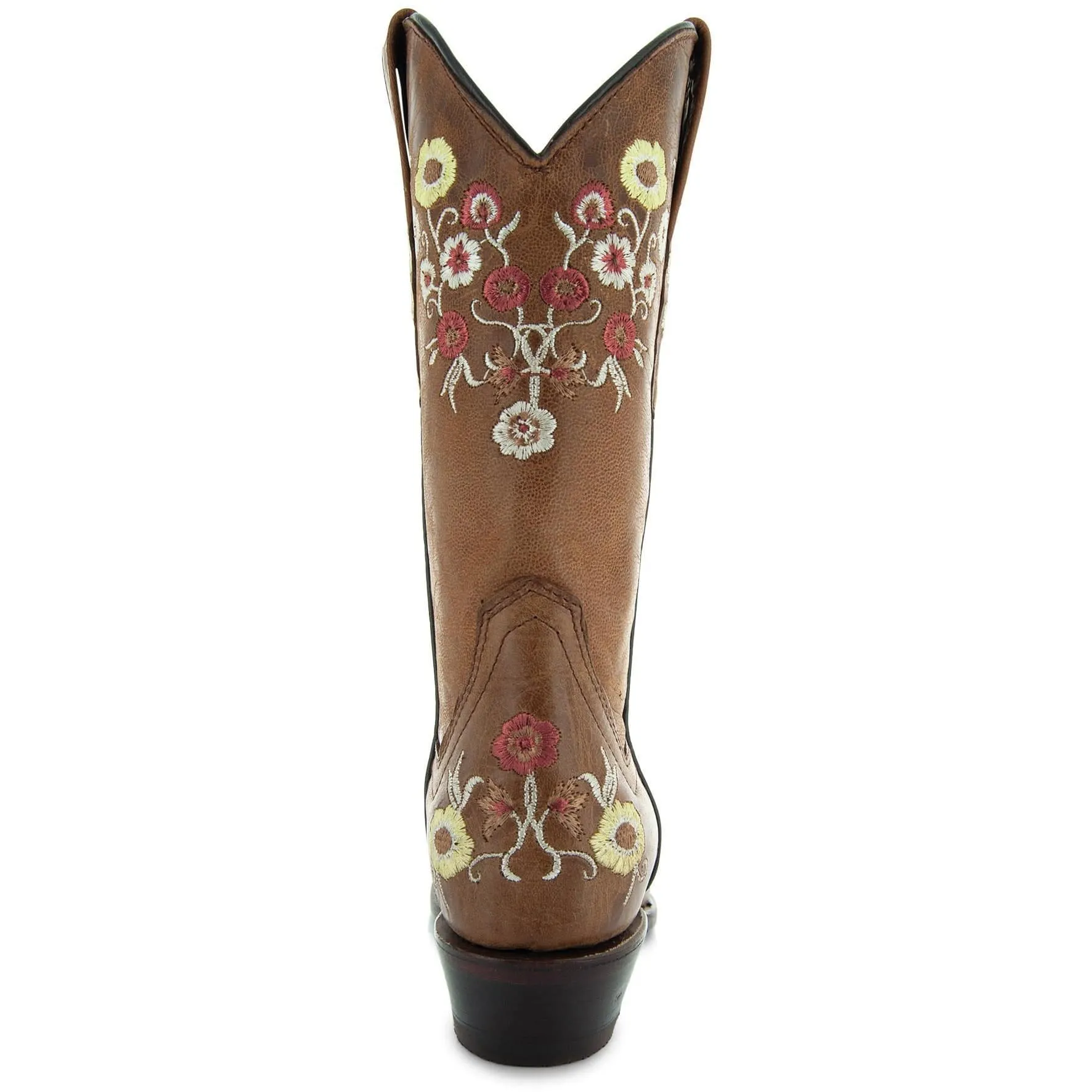 Women's Snipped Toe Western Boots | Floral Showstopper Cowgirl Boots (M50044)