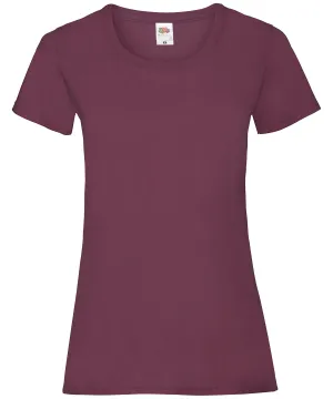 Womens valueweight T | Burgundy