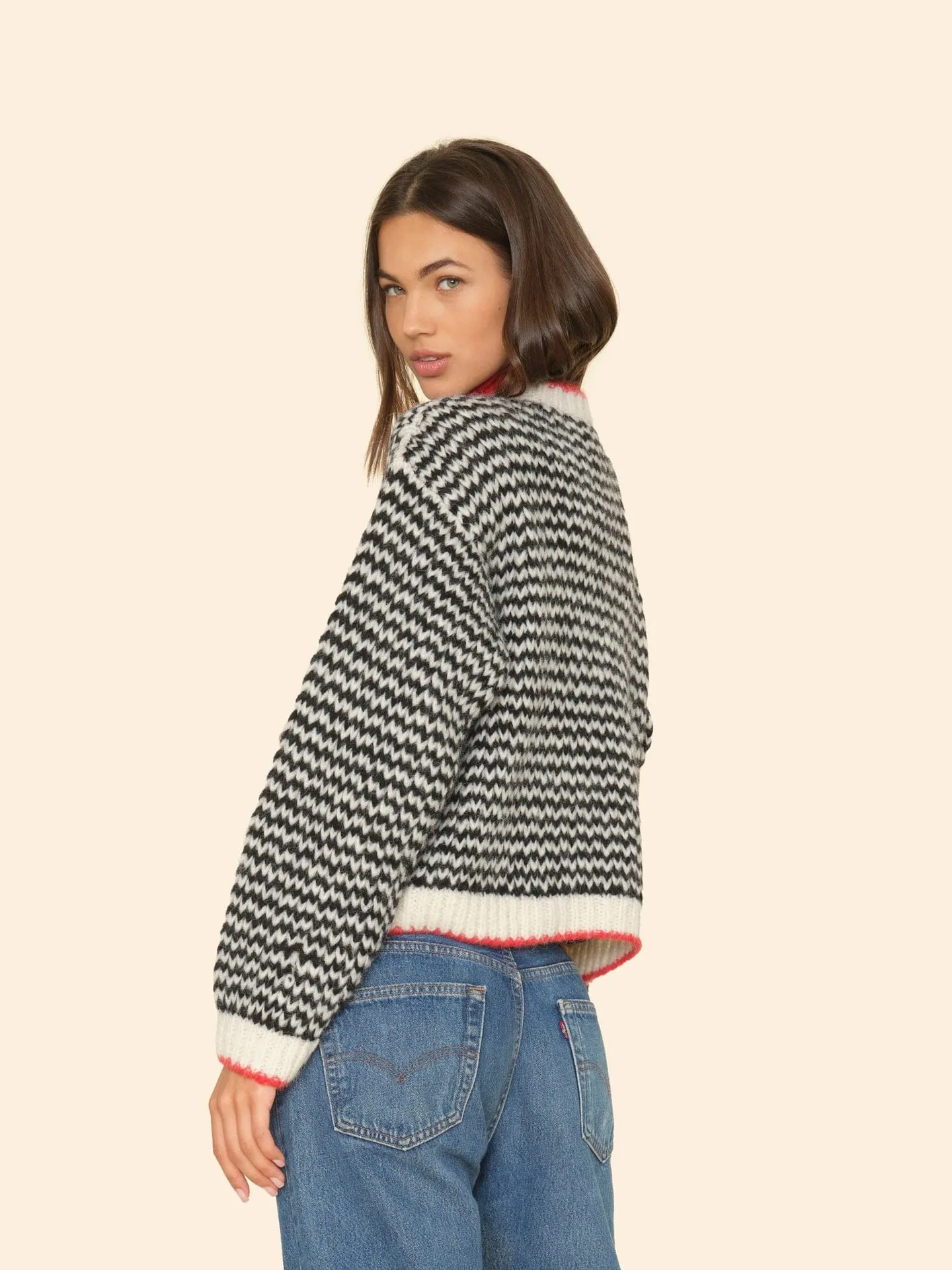 Xirena Mabel Sweater - Black / Creme